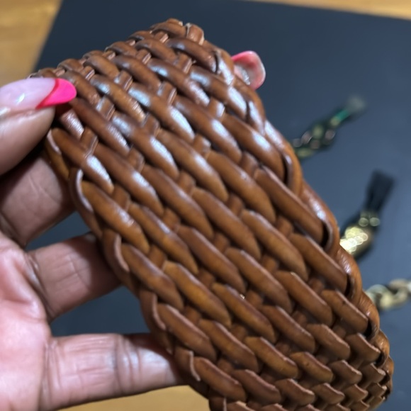 Micheal Kors Brown Woven Charm Belt - Picture 6 of 16